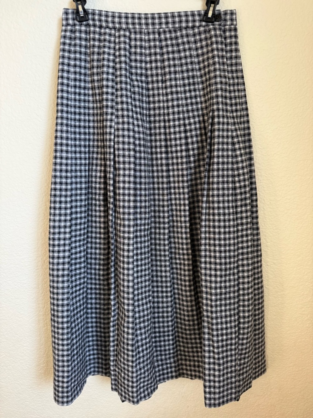 Vintage Mission Pleated A-Line Skirt